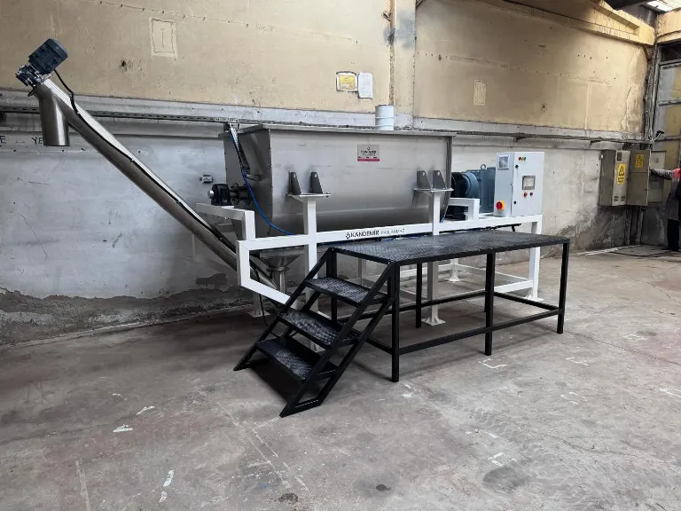 2500 Litre Yatay Toz Karıştırıcı Mikser KP-YTK-2500