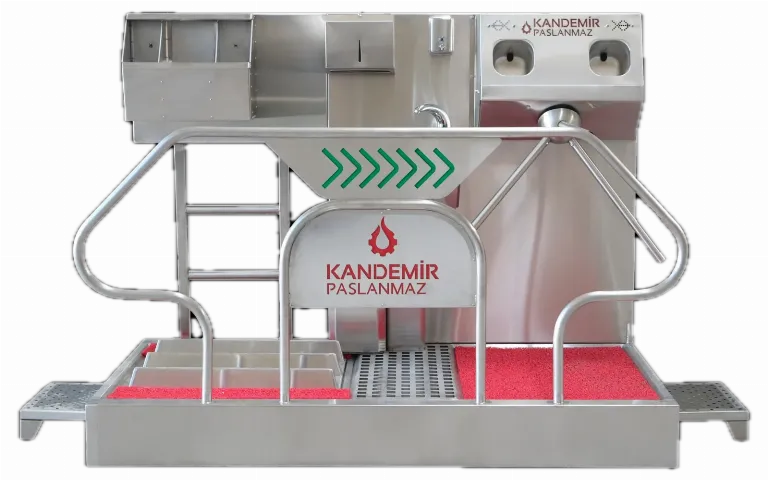 Hijyen Bariyeri Yatay Fırçalı KP-HBYF-3