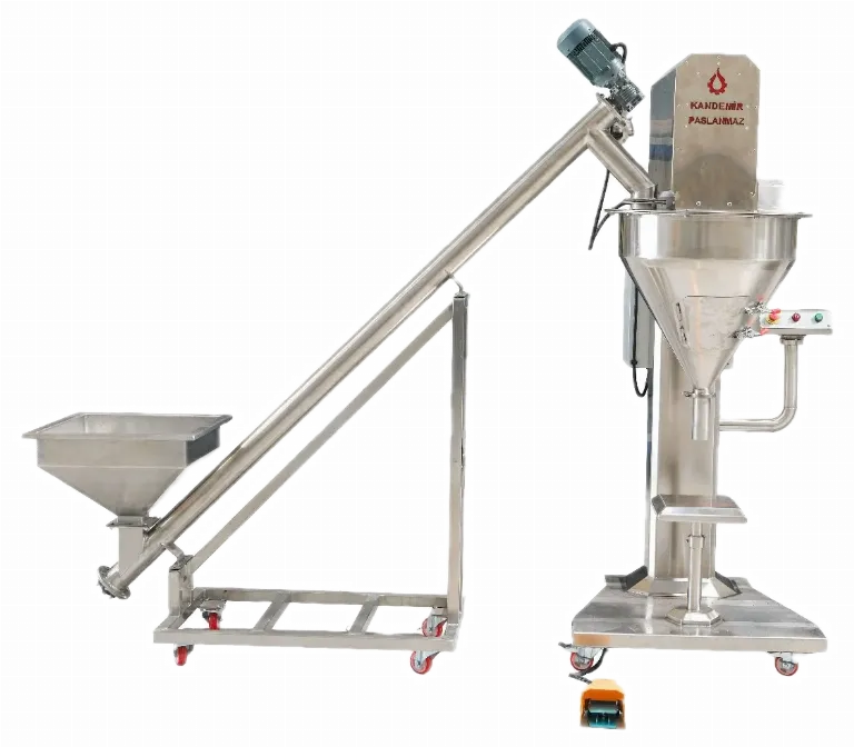 Yarı Otomatik Vidalı Toz Dolum Makinesi KP-VTD5000