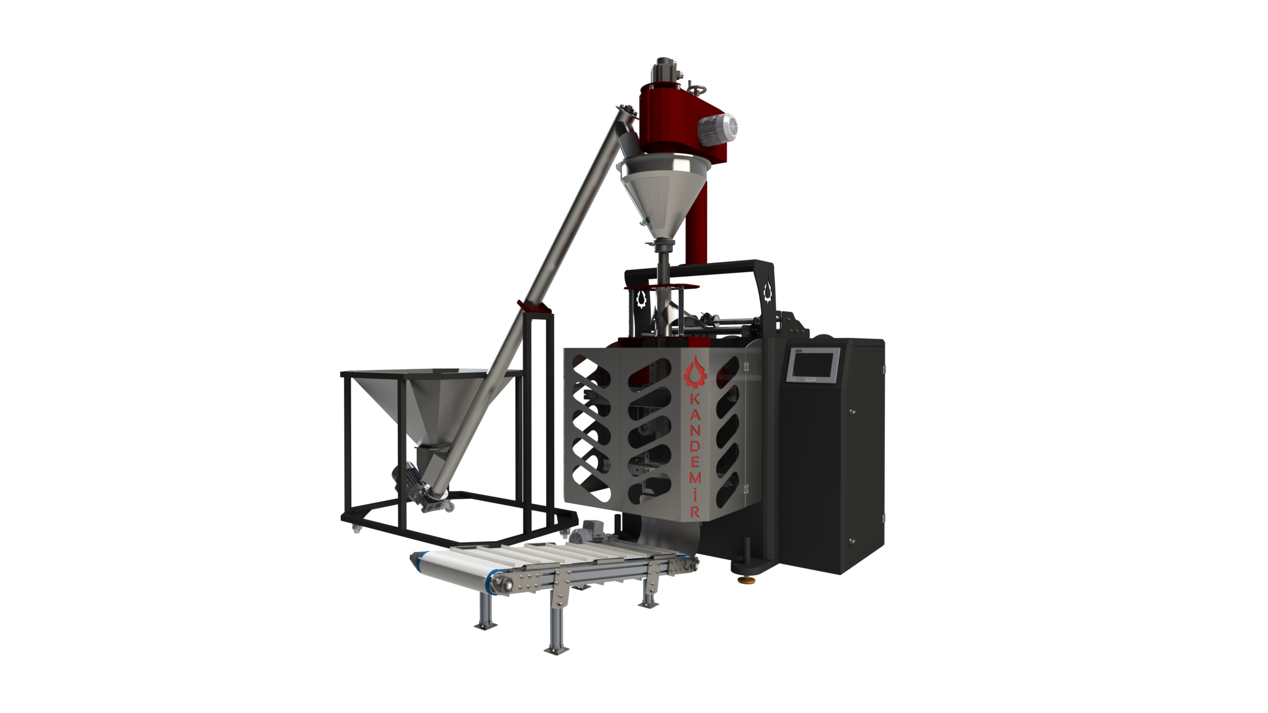 KP-OTDM Tam Otomatik Vidalı Toz Dolum Makinesi