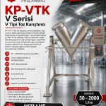 V Tipi Toz Karıştırıcı Nedir? V Serisi ile Hızlı ve Homojen Karışım